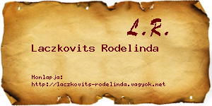 Laczkovits Rodelinda névjegykártya